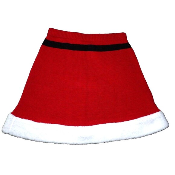 Derek Heart Santa Skirt Size Small Worn 1x Knit Christmas Party Holiday Festive - Picture 3 of 11